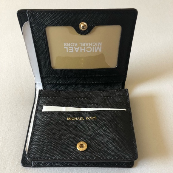 Michael Kors Brown “Flap Card Holder” Wallet - Picture 3 of 4